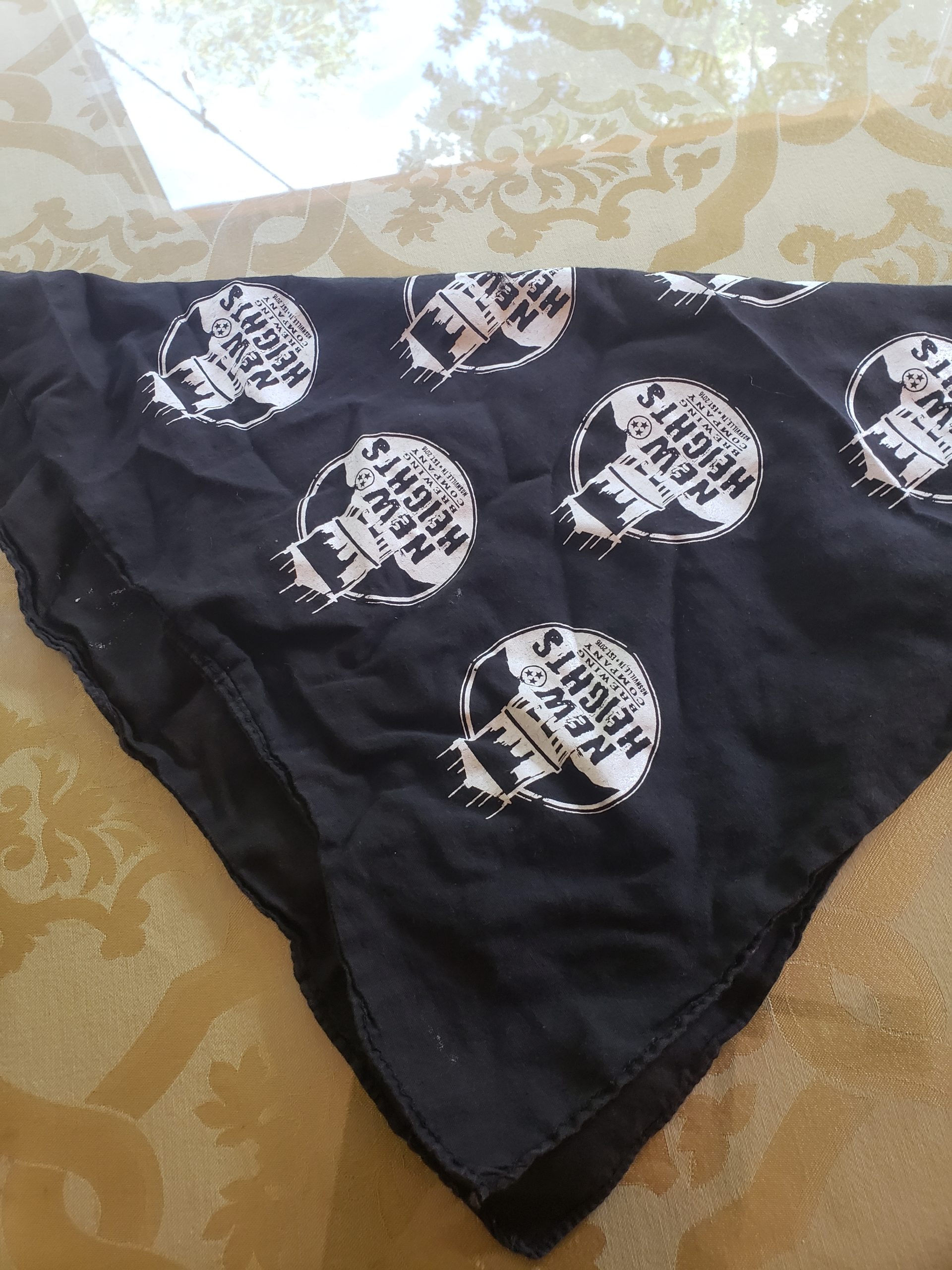 Bandana sold by a local business, May 2020. 